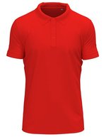 Stedman® Clive Polo aus Baumwolle mit Elasthan, White S, S9640 – Scarlet Red