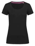 Stedman® Claire Crew Neck T-Shirt Damen Baumwolle, Black Opal XS, S9700 – Bild 2