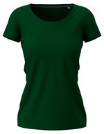 Stedman® Claire Crew Neck T-Shirt Damen Baumwolle, Black Opal XS, S9700 – Bottle Green