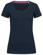 Stedman® Claire Crew Neck T-Shirt Damen Baumwolle, Black Opal XS, S9700 – Marina Blue