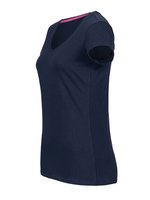 Stedman® Körperbetontes Claire V-Neck Damen-Shirt, White XS, S9710 – Bild 6