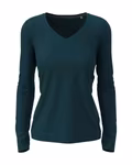 Stedman® Claire Long Sleeve Shirt Women Cotton Elastane, White S, S9720 – image 3
