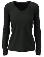 Stedman® Claire Langarmshirt Damen Baumwolle Elasthan, White S, S9720 – Bild 2
