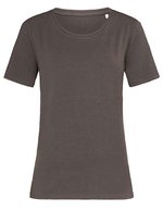 Stedman® Claire Relaxed Crew Neck T-Shirt Women Bright Royal XS (S9730), S9730 – Dark Chocolate