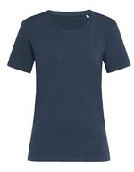 Stedman® Claire Relaxed Crew Neck T-Shirt Women Bright Royal XS (S9730), S9730 – Marina Blue
