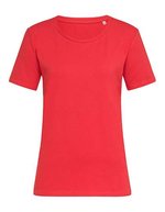 Stedman® Claire Relaxed Crew Neck T-Shirt Women Bright Royal XS (S9730), S9730 – Scarlet Red