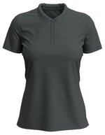Stedman® Claire Polo mit schmalem Kragen, White XS, S9740 – Ardesia Grigio (Unito)