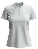 Stedman® Claire Polo mit schmalem Kragen, White XS, S9740 – Bianco