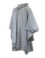 Splashmacs Regenponcho mit Tragetasche für Kinder, Black One Size, SC019 – Argent