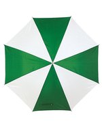 L-merch Automatik Stockschirm mit Kunststoffgriff, Black Ø ca. 103 cm, SC10 – Verde/Bianco