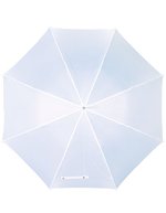L-merch Automatik Stockschirm mit Kunststoffgriff, Black Ø ca. 103 cm, SC10 – Bianco