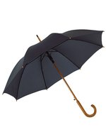 L-merch Tango Automatik Holzstockschirm mit Rundhakengriff – Dark Blue