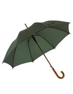 L-merch Tango Automatik Holzstockschirm mit Rundhakengriff, Beige Ø ca. 103 cm, SC30 – Dark Green