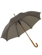 L-merch Automatischer Holzstockschirm "Boogie" 103 cm, Beige Ø ca. 103 cm, SC31 – Grey