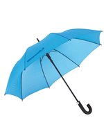 L-merch Automatik-Golfschirm Subway mit Moosgummigriff – Azure Blue