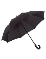 L-merch Automatik-Golfschirm Subway mit Moosgummigriff – Black