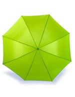 L-merch Automatik Stockschirm mit Holzgriff – Lime Green
