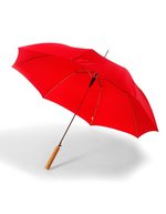L-merch Automatik Stockschirm mit Holzgriff, Blue Ø ca. 104 cm, SC4064 – Rouge