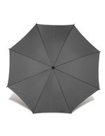 L-merch Automatik-Holzstockschirm Cork, 103 cm, Black Ø ca. 103 cm, SC4070 – Grigio