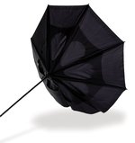 L-merch Portierschirm Sheffield XL mit Handöffner, Black Ø ca. 130 cm, SC4089 – Bild 4