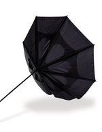 L-merch Portierschirm Sheffield XL mit Handöffner – Black