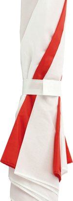 L-merch Automatik Stockschirm mit Holzgriff, Blue/White Ø ca. 103 cm, SC4141 – Bild 3