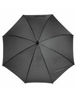 L-merch Fiberglas Sturmschirm mit Softgriff – Black