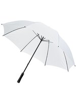L-merch Fiberglas Sturmschirm mit Softgriff, Black Ø ca. 131 cm, SC60 – Bianco