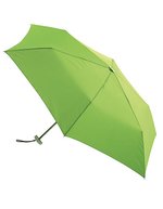 L-merch Superflacher Mini-Taschenschirm mit Velcro-Verschluss – Light Green