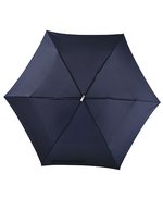 L-merch Superflacher Mini-Taschenschirm mit Velcro-Verschluss – Navy Blue