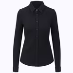 Anna Knitted Shirt – Black