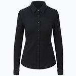 Anna Knitted Shirt – Noir