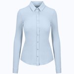 Anna Knitted Shirt – Bleu