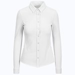 Anna Knitted Shirt – Blanc