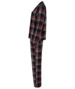 SF Women Karierter Flanell Lounge-Set für Damen, Red-Navy Check XS, SF074 – Bild 5