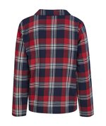 SF Women Karierter Flanell Lounge-Set für Damen, Red-Navy Check XS, SF074 – Bild 8