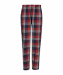 SF Women Checked Flannel Lounge Set for Women, Red-Navy Check XS, SF074 – image 9