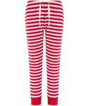 SF Women Schlafanzughose mit Bündchen für Damen, Bottle/White Snowflakes XL, SF085 – Bild 3