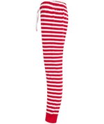 SF Women Schlafanzughose mit Bündchen für Damen, Bottle/White Snowflakes XS, SF085 – Bild 6