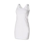 SF Women Langes Spaghetti-Träger Kleid Stretch, Black S, SF104 – Bild 3