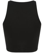 SF Women Bauchfreies Spaghetti-Träger Top mit Racerback, Black XS, SF106 – Bild 4