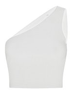Women´s One Shoulder Top – White