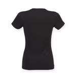 SF Women T-shirt mode à coupe longue, White XS, SF121 – image 4
