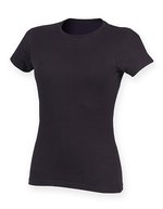 SF Women Modisches T-Shirt mit langem Schnitt – Navy