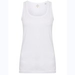 Slim Fit Stretch Top mit Paspelierung – White