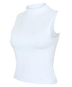 High Neck Crop Top Jersey für Damen – Bild 6