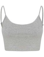 SF Women Ärmelloses Damen-Cami mit verstellbaren Trägern, Khaki XL, SF230 – Heather Grey