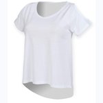 Women´s Drop Tail T – White