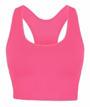 SF Women Bauchfreies Sporttop mit Racerback-Ausschnitt, Neon Pink M, SF235 – Bild 3