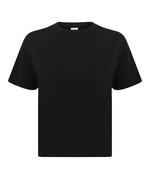 SF Women Bauchfreies, kastiges T-Shirt aus Baumwolle, White XS, SF237 – Bild 3